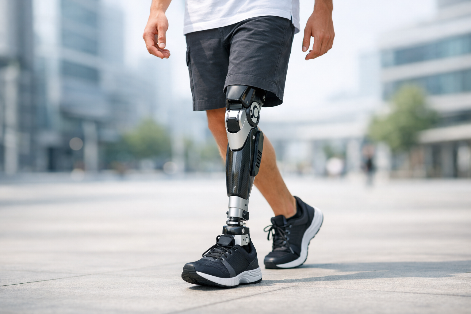 Как быстрее научиться ходить без хромоты с протезом ноги